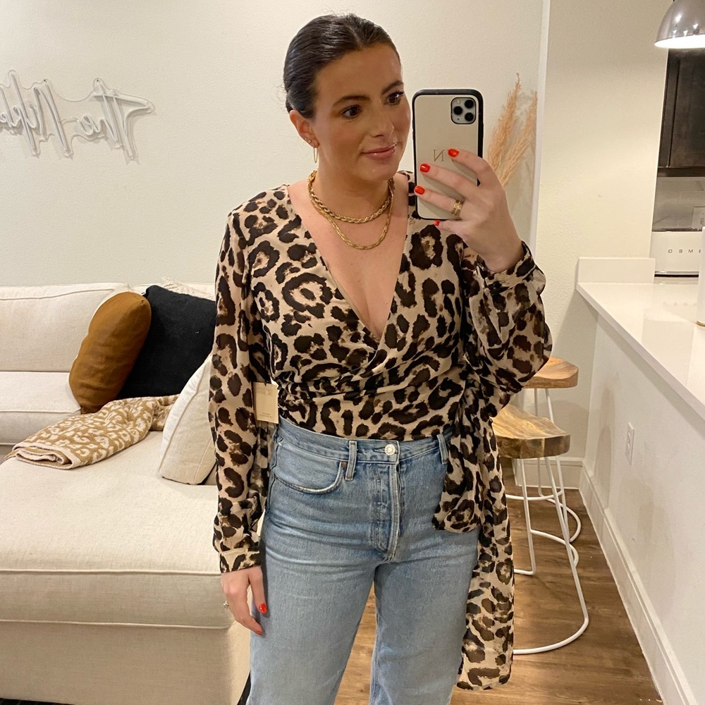 Superdown Wrap Top